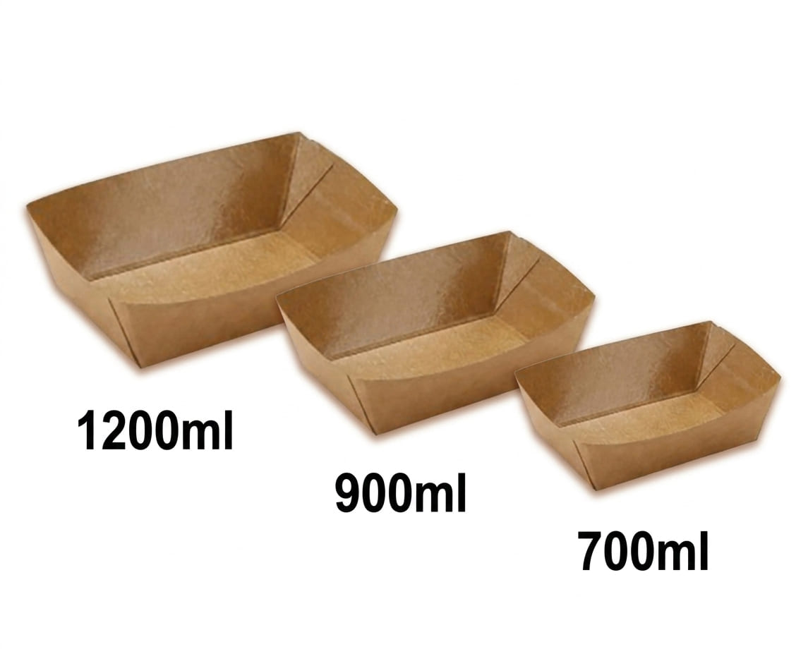 Coated Lunch Box Trays